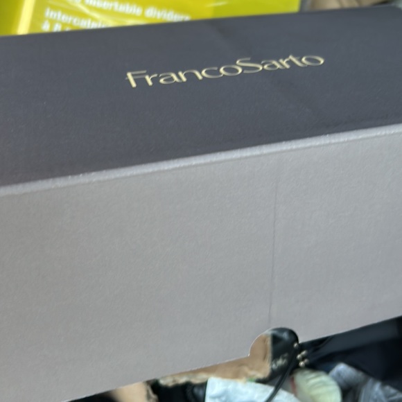 NWT Franco Sarto black Leather Sandals - Picture 3 of 5